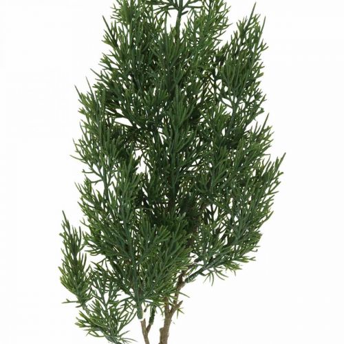 Floristik24 Dekoratyvinė šakelė Thuja Dirbtinė kipariso šakelė Kalėdų žalia 81cm