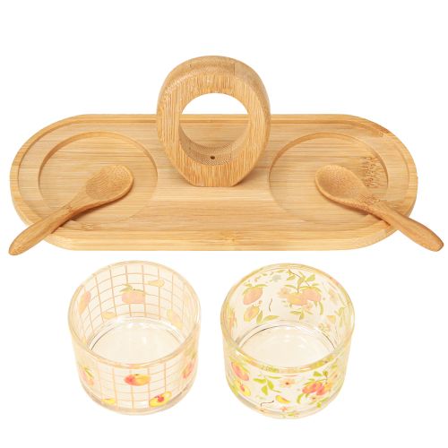 daiktų Tapas rinkinio motyvo persikų stalo puošmena vasara 23×9×10,5cm