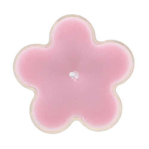 Floristik24 Arbatinė žvakutė su kvapnia gėle 4,5x2cm 6vnt