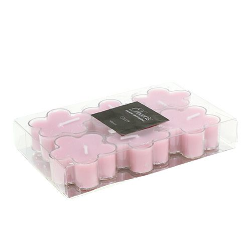 Floristik24 Arbatinė žvakutė su kvapnia gėle 4,5x2cm 6vnt