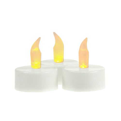 Floristik24 LED arbatos žvakutės su baterija Ø4cm viduje 6 vnt