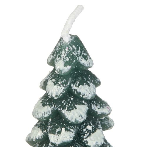 daiktų Arbatos lemputės Kalėdų eglutė žalia sniego 6,5cm 8vnt