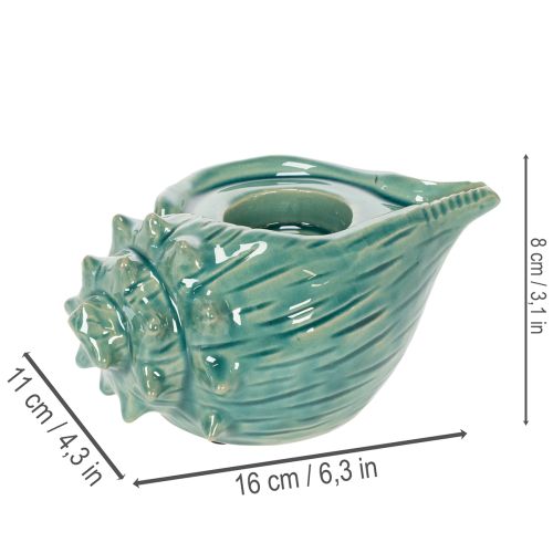 daiktų Arbatinės žvakutės laikiklis, kriauklės formos, dekoratyvinė stalo žvakė, vonios kambarys, svetainė, 16 cm