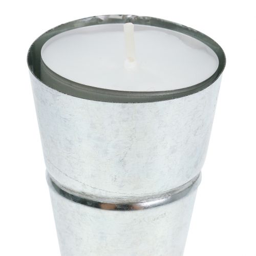 daiktų Žvakės laikiklis sidabrinis Ø4,5cm H14cm 8vnt
