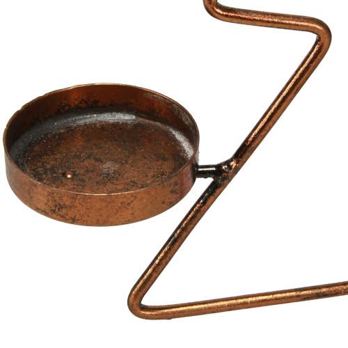 daiktų Žvakės laikiklis Kalėdų eglutės stalo puošmena bronza Ø27cm H38cm