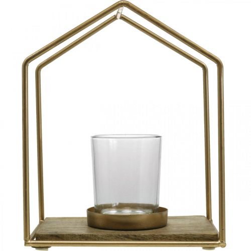 daiktų Žibintų namelio metalinė apdaila arbatinės žvakės stiklas 20×16×26cm