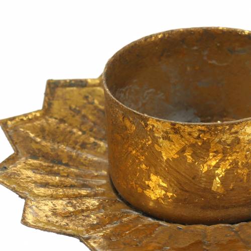 daiktų Žvakės laikiklis metalui klijuoti auksu Ø9cm H9cm 4vnt