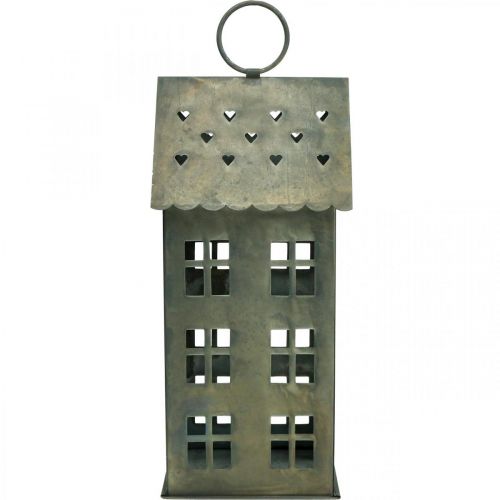 Floristik24 Lichthaus arbatos žvakidės laikiklis Metalinis arbatos žibintuvėlis H31,5cm