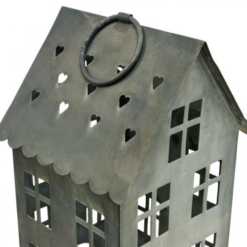 Floristik24 Lichthaus arbatos žvakidės laikiklis Metalinis arbatos žibintuvėlis H31,5cm