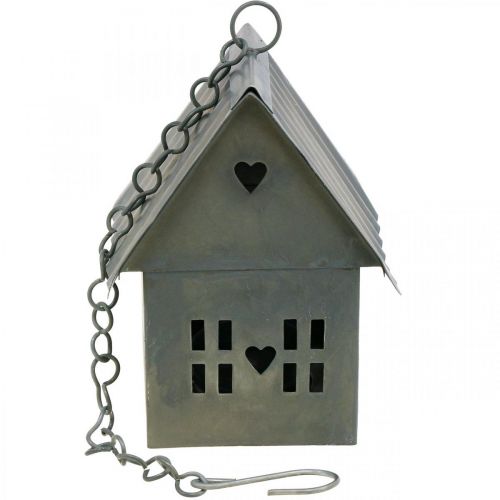 Floristik24 Lichthaus arbatinės žvakutės laikiklis metalinis pakabinimui H12,5cm