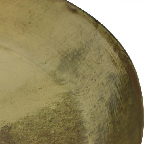 daiktų Dekoratyvinės plokštelės žalvario išvaizda Metalinės plokštės apdaila Ø30,5cm