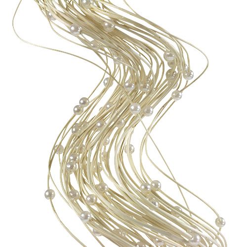 Floristik24 Ting Ting Curly su perlais 60cm balintas 40 vnt