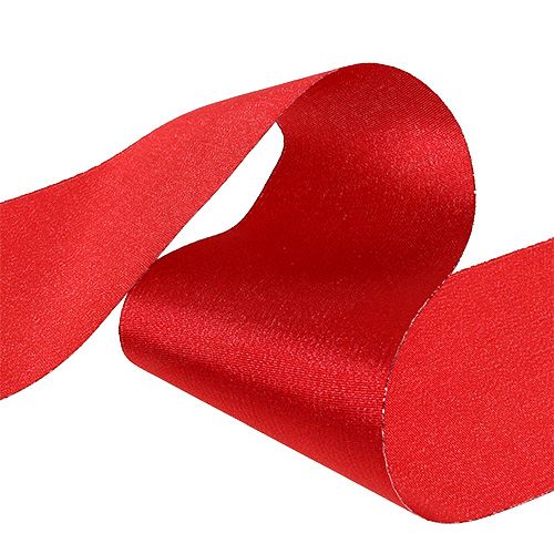 Floristik24 Stalo juostelė raudona 10cm 15m