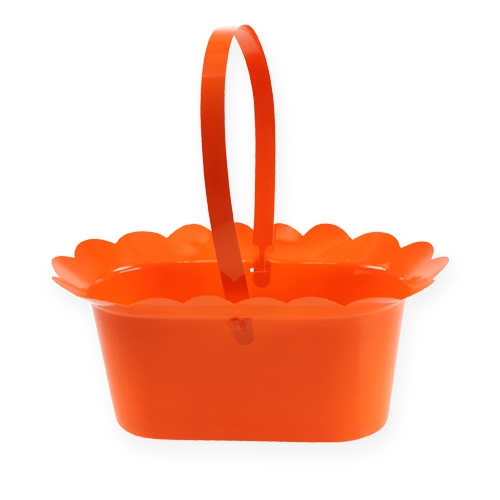 Floristik24 Vazoninė gėlė su rankena ovali 23cm 10vnt