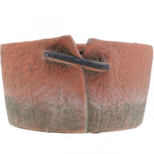 daiktų Betoninis gėlių vazonas cachepot terakotinis vazonas Ø18,5cm H10,5cm