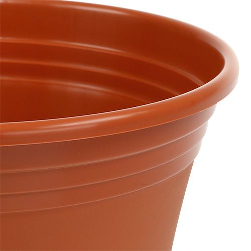 daiktų Puodas “Irys” plastikinis terakotinis Ø17cm H14cm, 1vnt