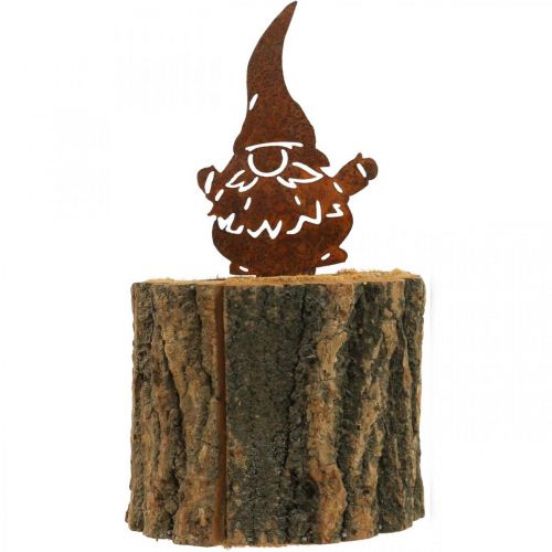 daiktų Gėlių vazonas medinis vazonas atrodo surūdijęs imp H24cm