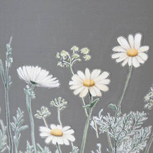 daiktų Gėlių vazonas su gėlių raštu moderniems namams ir vasaros balkono dekoravimui, 13 cm, 4 vnt.