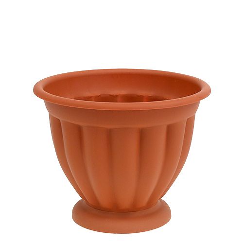 Floristik24 Vazonas su kojelėmis, plastikinis, Ø15 cm, aukštis 13 cm