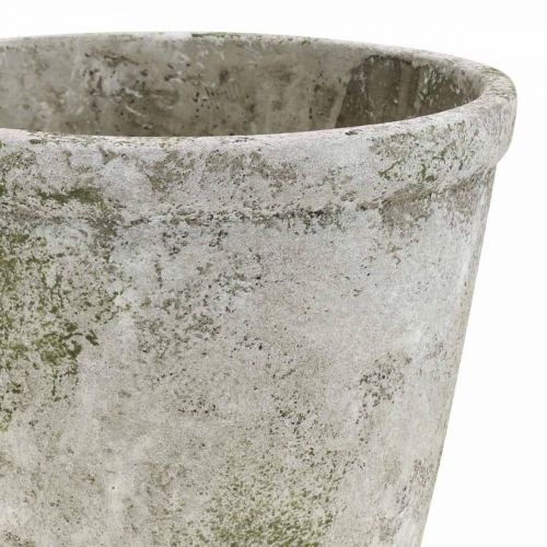 Floristik24 Senovinės išvaizdos vazonas su patina betonu Ø17,5cm H14cm