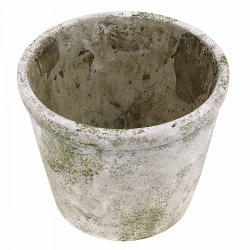 Floristik24 Senovinės išvaizdos vazonas su patina betonu Ø17,5cm H14cm
