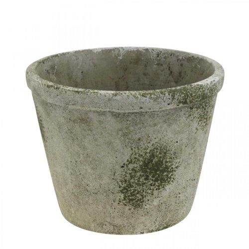 Senovinės išvaizdos vazonas su patina Ø20,5cm H16cm
