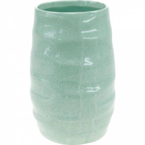 Floristik24 Banguota keraminė vaza, vazos dekoracija, keraminis indas H20cm