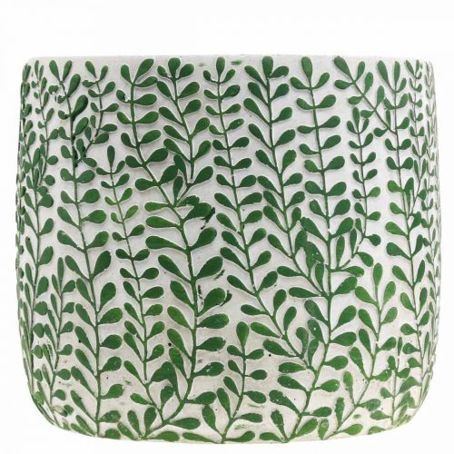 Floristik24 Sėjamoji su ūseliais, keraminė sėjamoji, sėjamoji, betoninė išvaizda Ø20,5cm H17,5cm