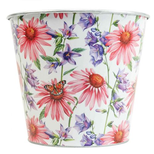daiktų Gėlių vazonas spyruoklinis dekoravimas metalinis vazonėlis Ø14cm H12,5cm