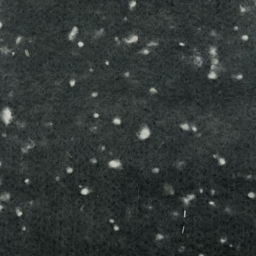 Floristik24 Indų juosta veltinio juosta pilka su taškais 15cm x 5m