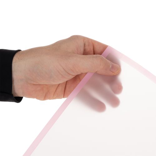 Transmatt rožinė drėgmei atspari floristinė plėvelė, 57 cm, pjaustoma pagal dydį puokštėms, 20 vnt. | Floristik24.lt