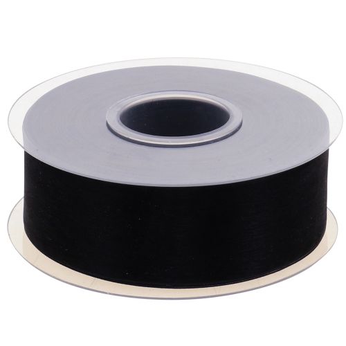 daiktų Gedulo organzos juostelė juoda 40mm 50m