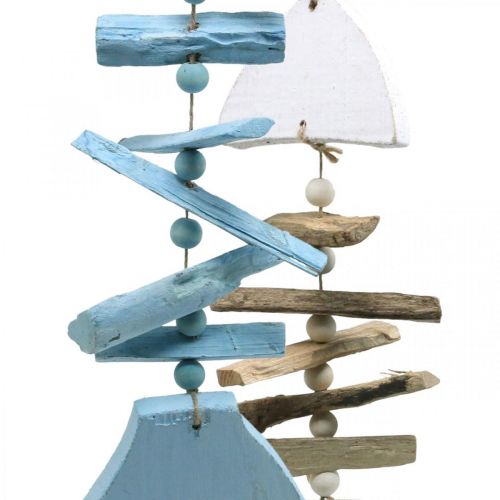 Floristik24 Driftwood žuvies jūrinė dekoracija pakabinimui 30cm rinkinys iš 2 vnt
