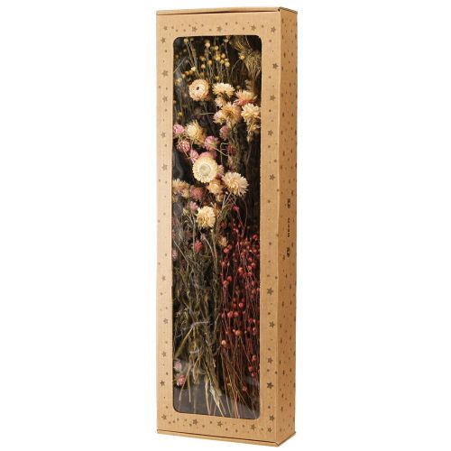 daiktų Džiovinti žiedai rožiniai dobilai šiaudiniai žiedai krapai linai 35cm 150g