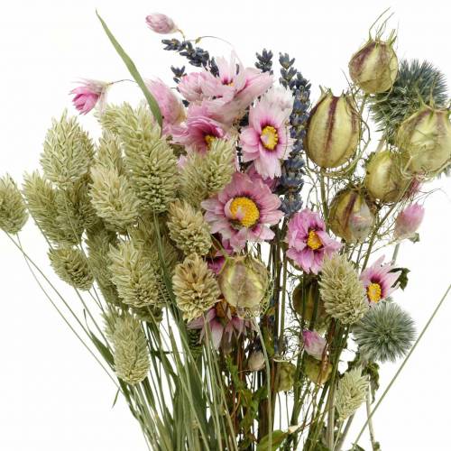 daiktų Laukinės žolės puokštė su šiaudinėmis gėlėmis sausomis gėlėmis 70g