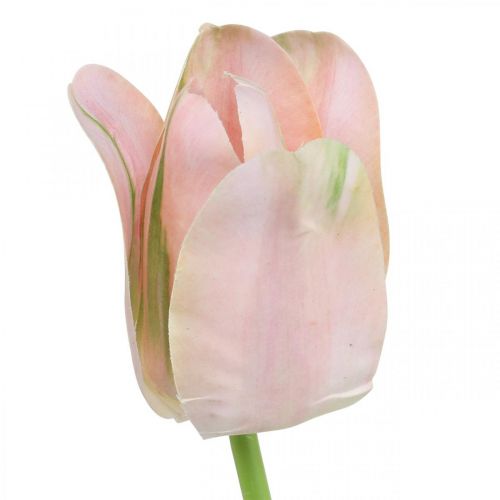 Tulpės dirbtinio rožinio stiebo gėlė H67cm