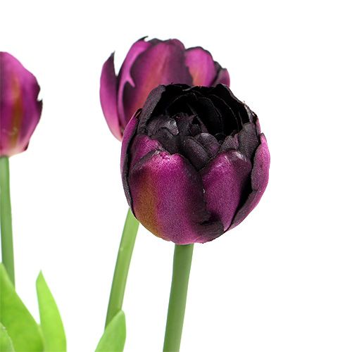 Floristik24 Tulpių puokštė 43cm violetinė