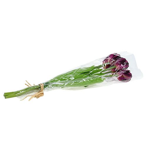 Floristik24 Tulpių puokštė 43cm violetinė