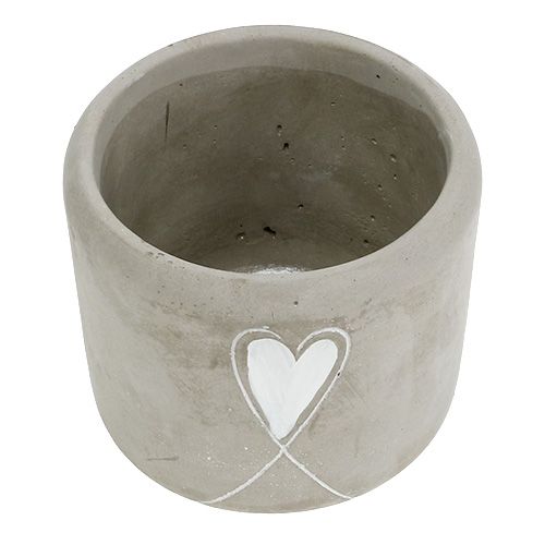 Floristik24 Betoninė sėjamoji su širdele Ø11cm H10cm 5vnt