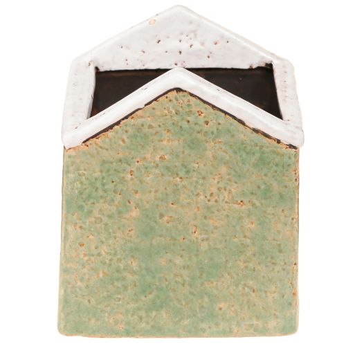 daiktų Keraminis vazonas „Advent“ – mėtų baltumo, 10 × 10 × 12 cm