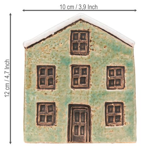 daiktų Keraminis vazonas „Advent“ – mėtų baltumo, 10 × 10 × 12 cm