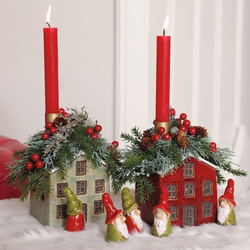 Keraminis vazonas „Advent“ – mėtų baltumo, 10 × 10 × 12 cm
