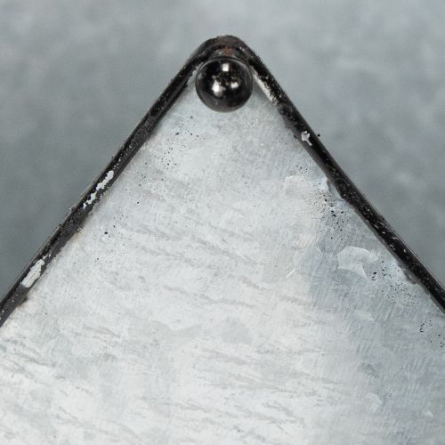 daiktų Vazono karūnėlės metalinės, dekoratyvinės, cinkuotos, Ø21,5/19,5/17 cm, 3 vnt. rinkinys