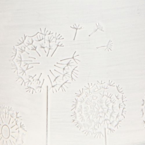 daiktų Sodinamosios kiaulpienės vazonas Baltas Ø9,5cm H11cm