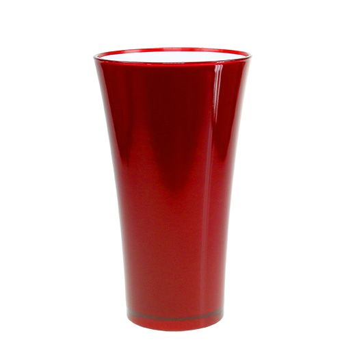 Vaza “Fizzy” Ø20cm H35cm raudona 1 vnt