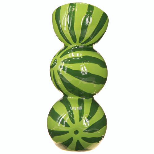 daiktų Vaza arbūzas keraminė vaza vasaros dekoracija keraminė H22cm