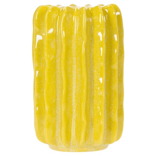 daiktų Kaktuso formos keraminė vaza, griovelių konstrukcijos dizainas moderniam gyvenimui, 13 cm, 4 dalys