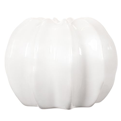 Dekoratyvinė moliūgų vaza, blizgi, rudens dekoracija svetainei, 19 cm | Floristik24.lt