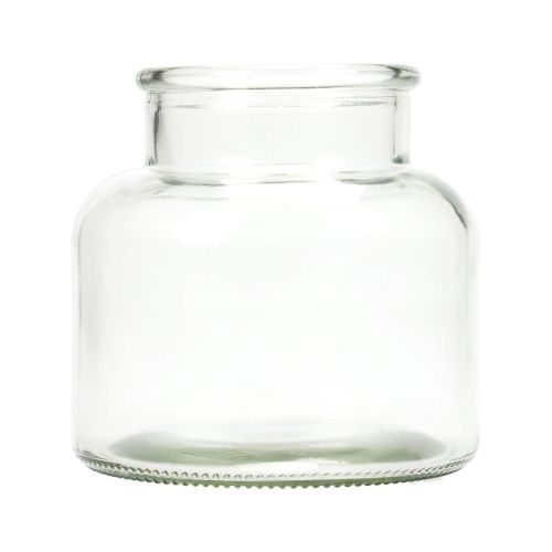 Mini vazos stiklinės dekoratyvinės retro stiklo vazos Ø12cm H12cm 6vnt