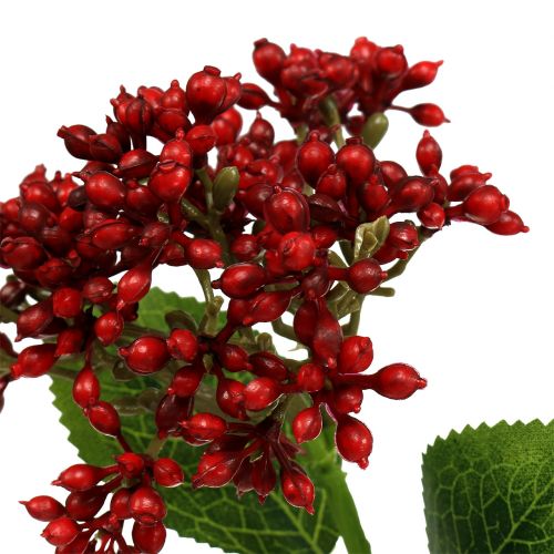 Floristik24 Uogų šakelė raudonos viburnum uogos 54cm 4vnt
